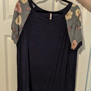 Cool Melon Top with Decorative Sleeves